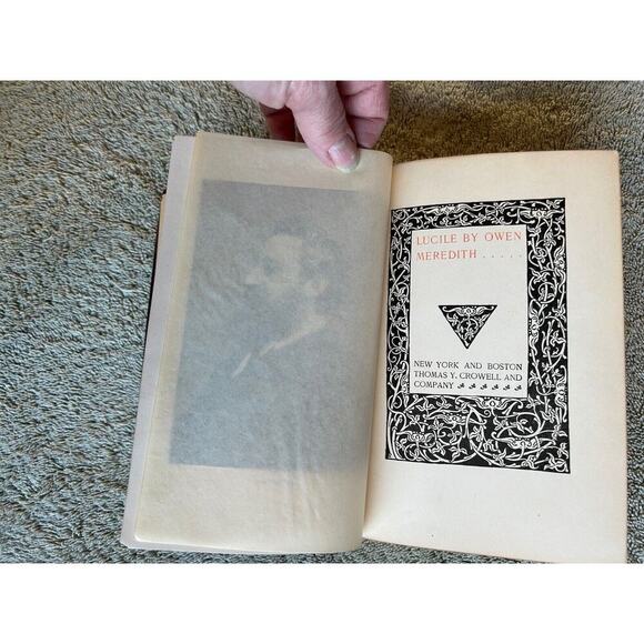 Lucile by Owen Meredith published by Thomas Y Crowell Antique 1883-1885 Book - Picture 7 of 11